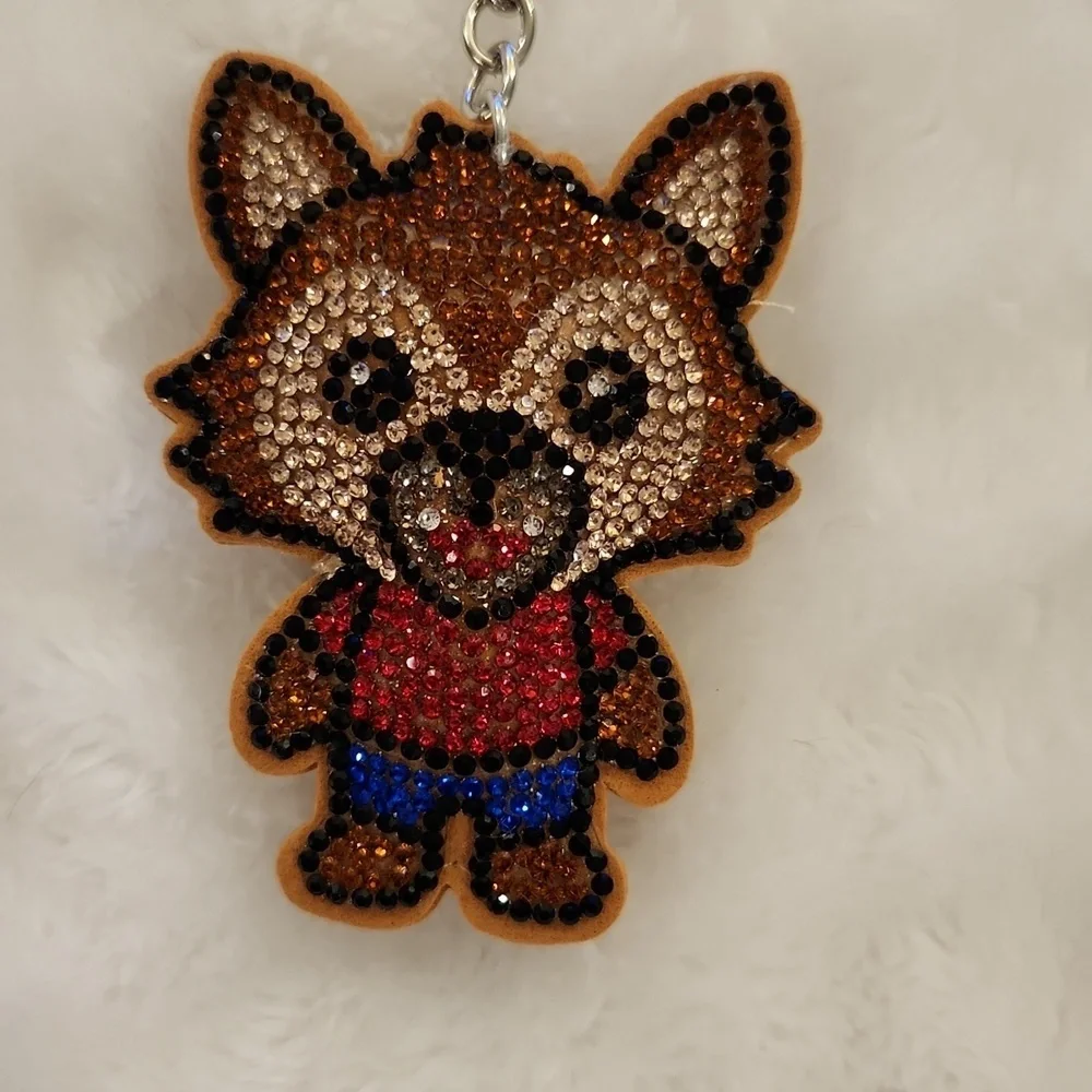 Cute Fox Keychain with Tassel Bag Charm